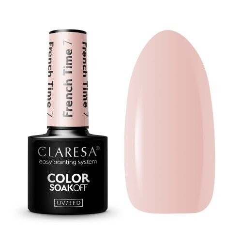 

Цветной гибридный лак для ногтей, 5 г Claresa, French Time 7