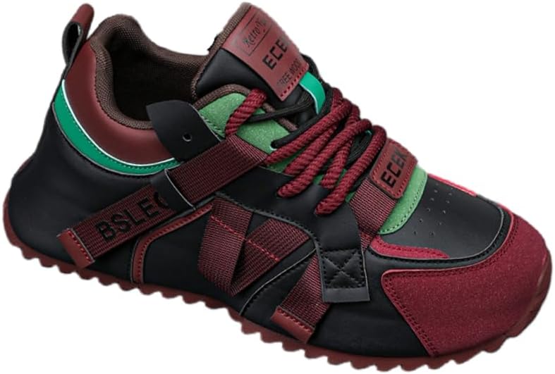 

Мужские кроссовки большого размера из легкой синтетической кожи для бега и спорта- комфорт гарантирован Spkfhd, красный