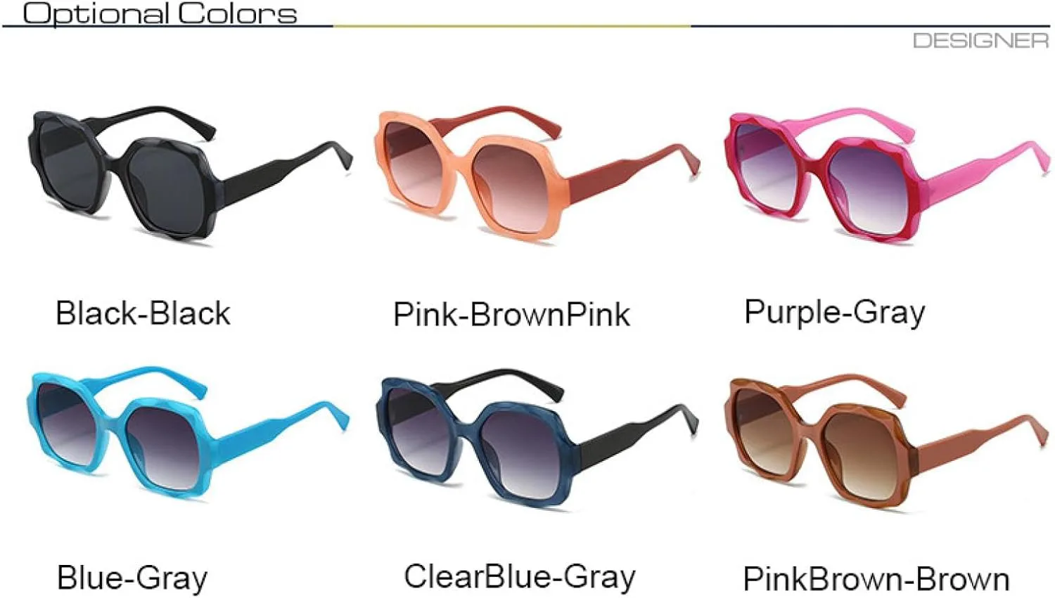 

Солнцезащитные очки с защитой от УФ-излучения UV400 | Легкая оправа | Для женщин и мужчин | Для занятий спортом на открытом воздухе и вождения DSVIGF, Purple-gray