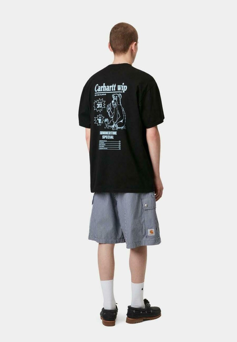 

Футболка с принтом CATALOGUE Carhartt WIP, черный
