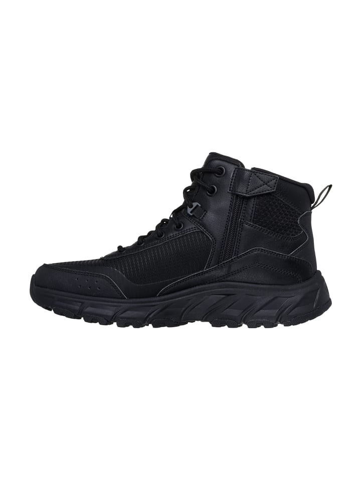 Кроссовки Low Hillcrest 2.0 - Woodrock Peak черного цвета Skechers — фото 3