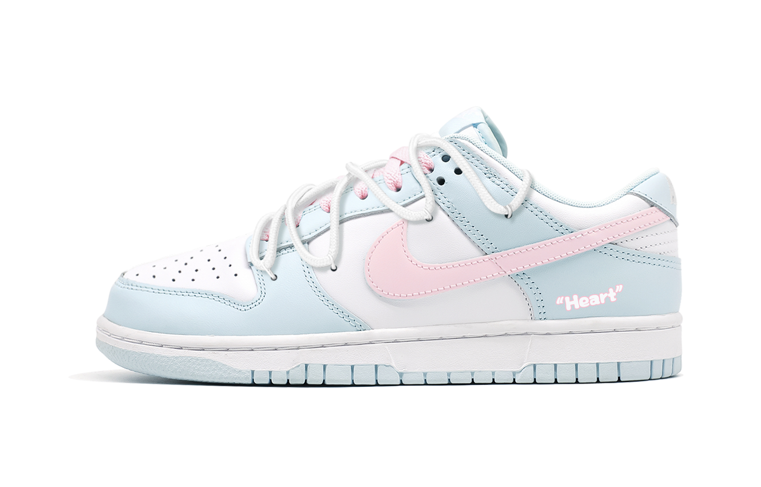 

Nike Dunk Fresh Peach нескользящие и дышащие низкие детские скейтбордские кроссовки blue pink kids
