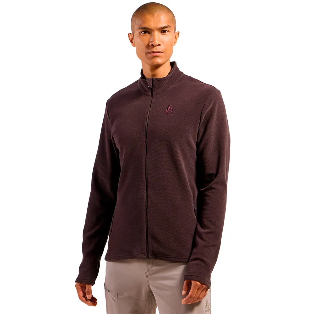 

Флис Odlo Roy ML full zip, коричневый