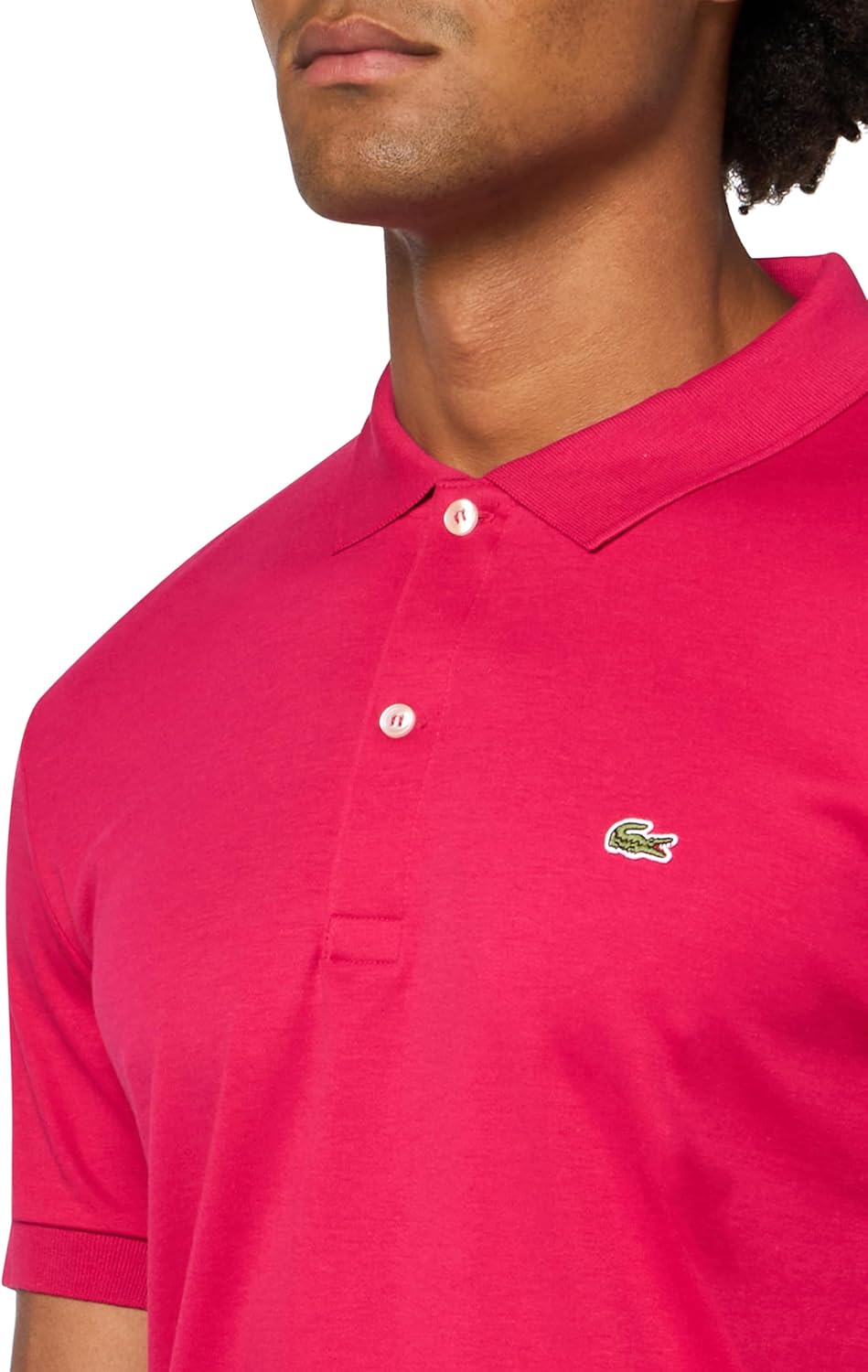 Lacoste мужская спортивная поло с коротким рукавом Super Light, Bigarreau Cherry — фото 3