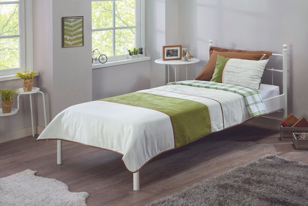 

L'Essentiel Linge de Maison, Erika- CLK8019, Зеленый, Белый, Пуховые одеяла, 100% ПОЛИЭСТЕР