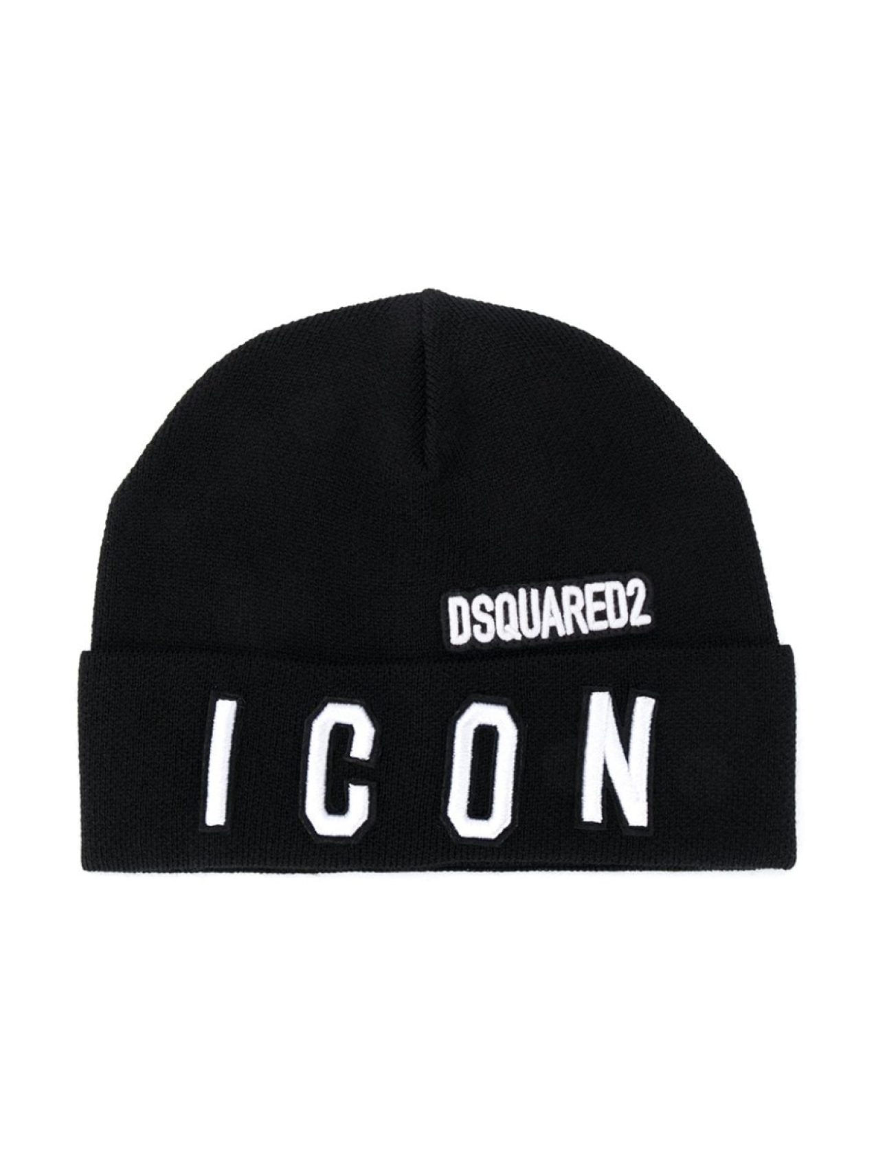 

Dsquared2 шапка бини Icon с логотипом, черный