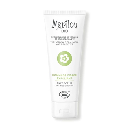 

Органический скраб для лица Marilou и очищающий кунжут, вербена, масло ши 75 мл Marilou Bio