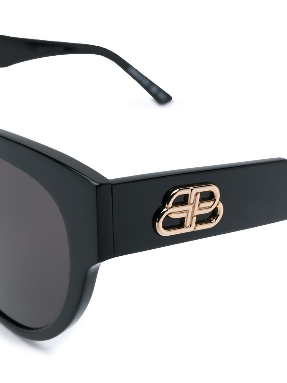 Balenciaga Eyewear солнцезащитные очки в оправе 'кошачий глаз', черный — фото 3