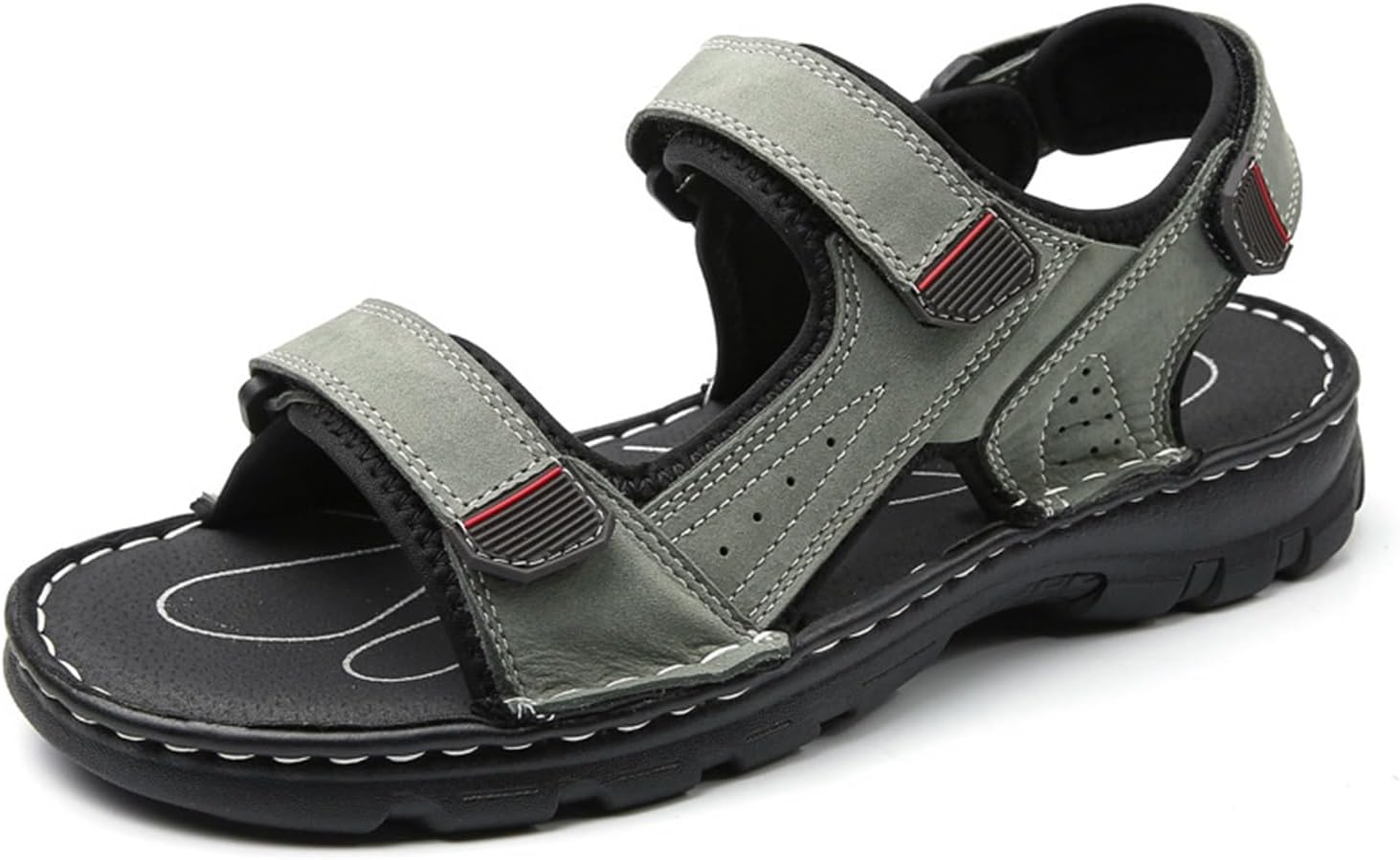 

Мужские спортивные сандалии DMGYCK с открытым носком для пеших прогулок, уличные, противоскользящие, спортивные повседневные пляжные сандалии, хаки