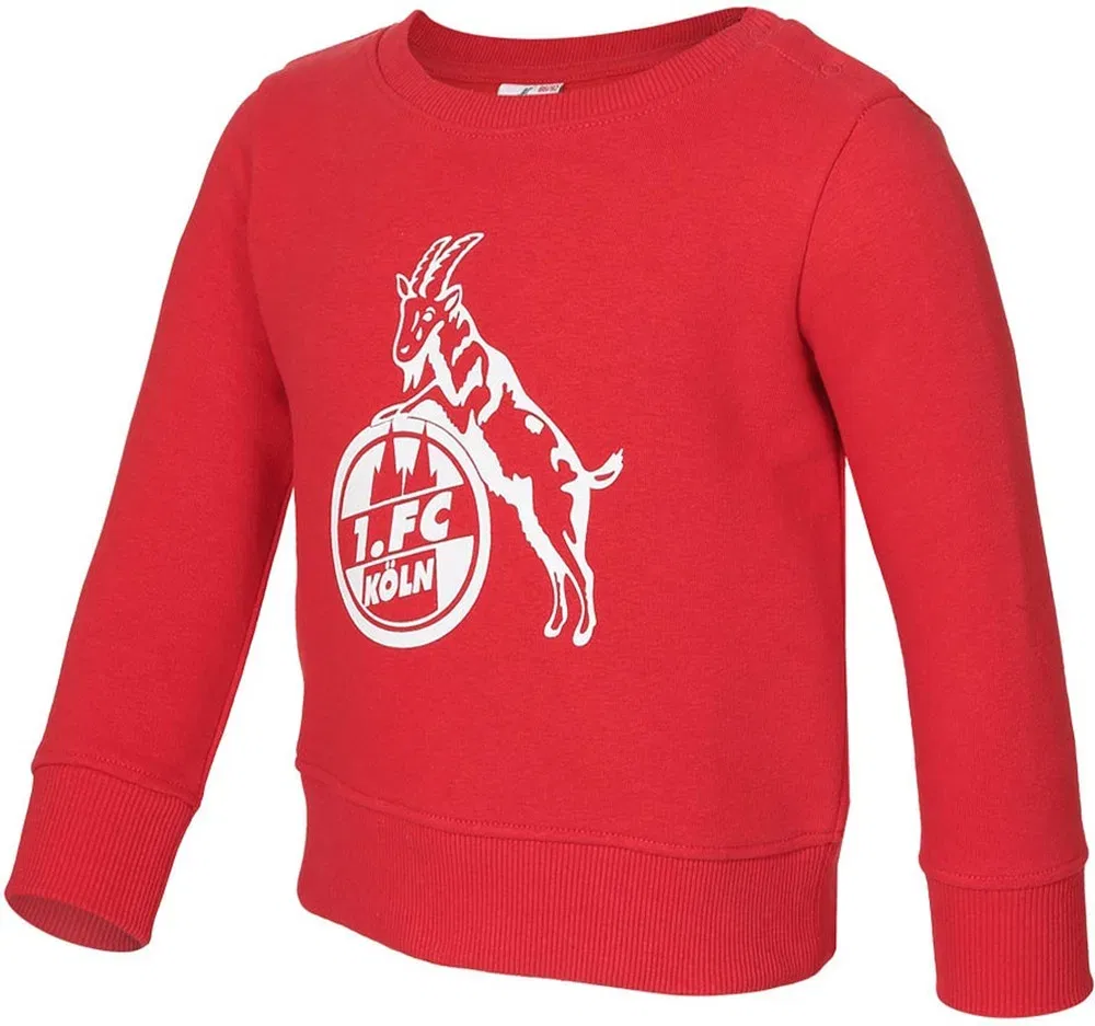 Свитшот детский хлопковый, Fußballverein 1. FC Köln, красный