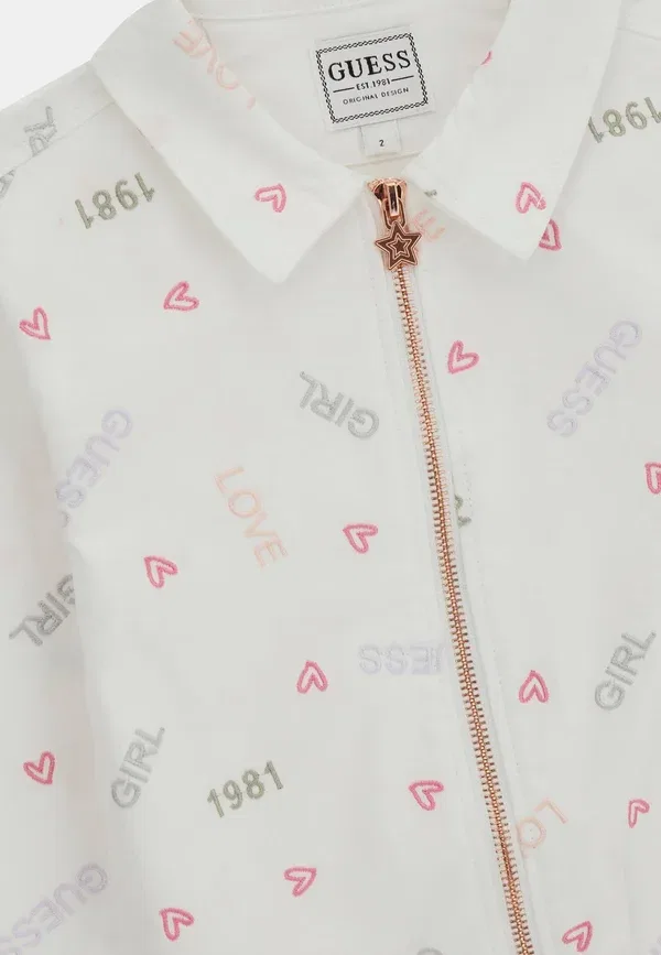Куртка Guess Summer Jacket, белый мультиколор — фото 3
