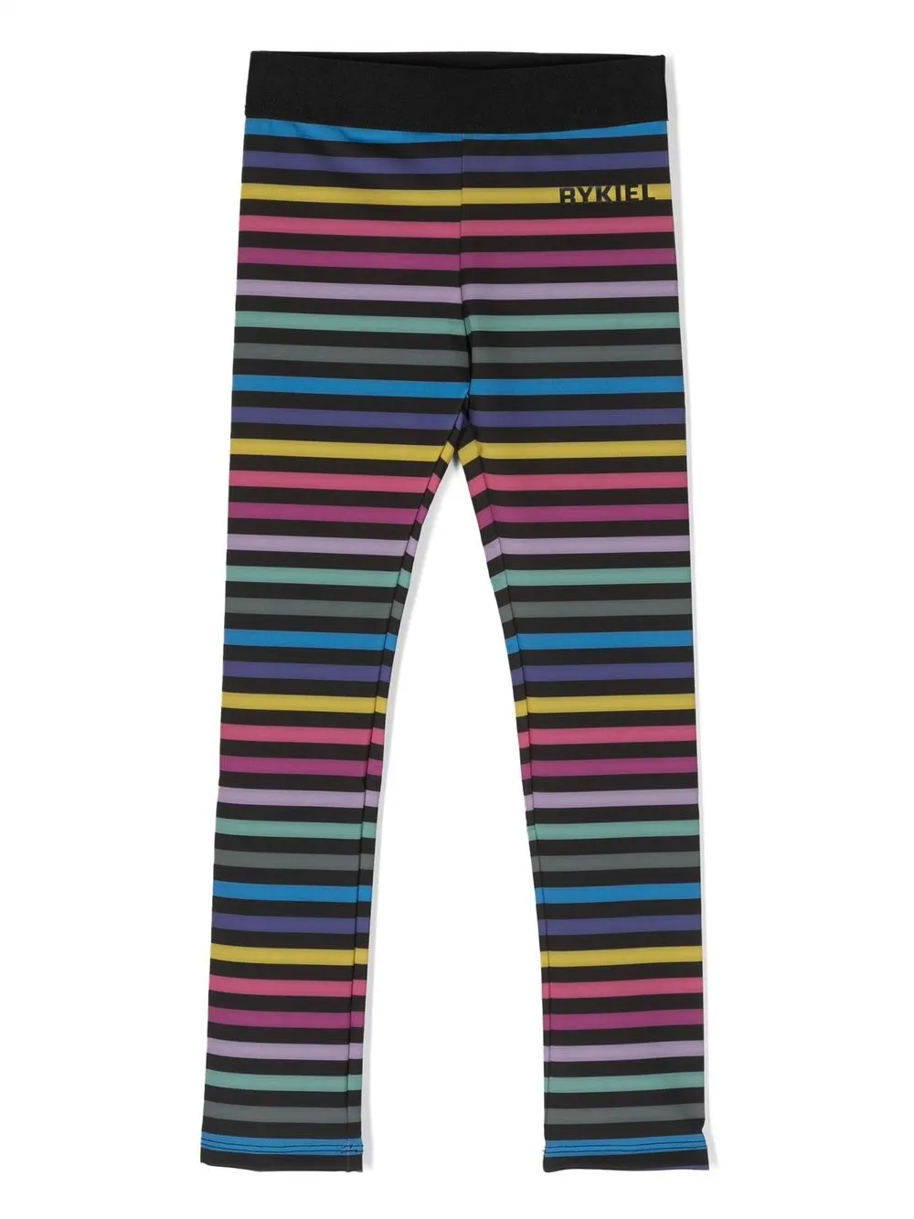 

Полосатые леггинсы с логотипом SONIA RYKIEL ENFANT, черный