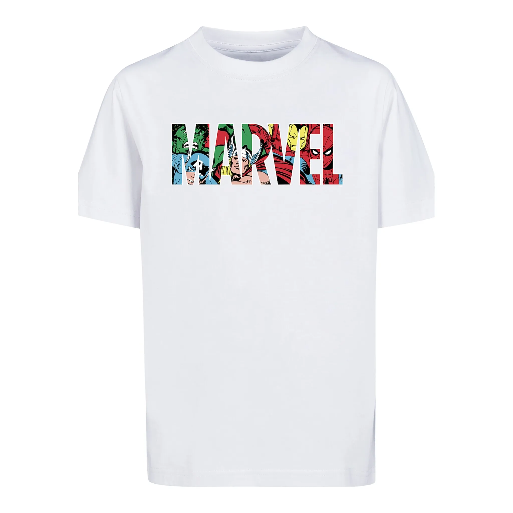 

Футболка F4NT4STIC "Marvel Avengers Персонажи Супергерои", принт, белый