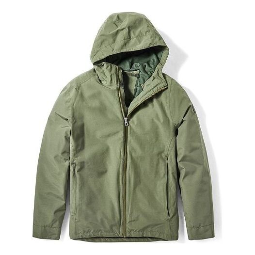 

Куртка Men's Timberland waterproof Zipper Hooded Jacket Green, зеленый