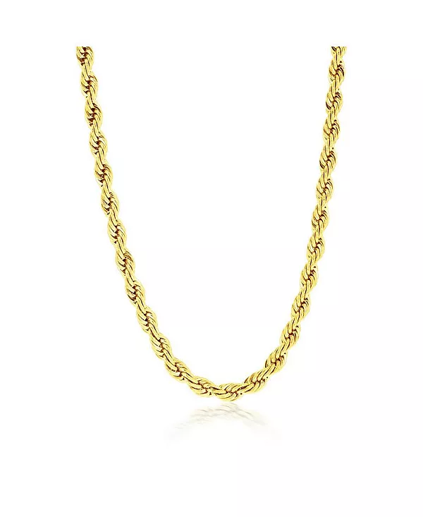 

Ожерелье из цепочек из нержавеющей стали толщиной 5 мм Metallo, gold