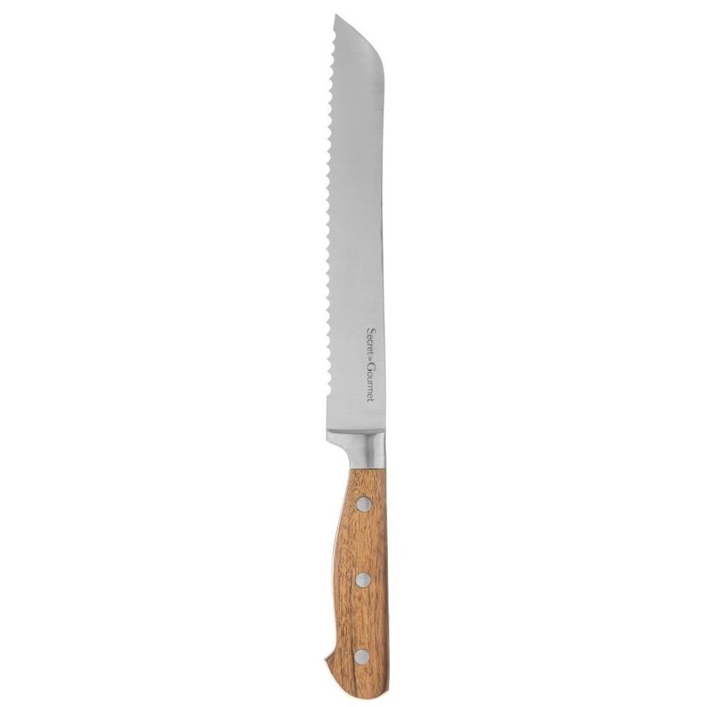 

Резак для хлеба ELEGANCIA, нержавеющая сталь, 33 см - Secret de Gourmet