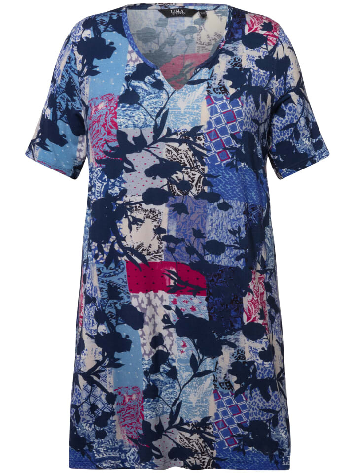 

Футболка Ulla Popken Longshirt, синий