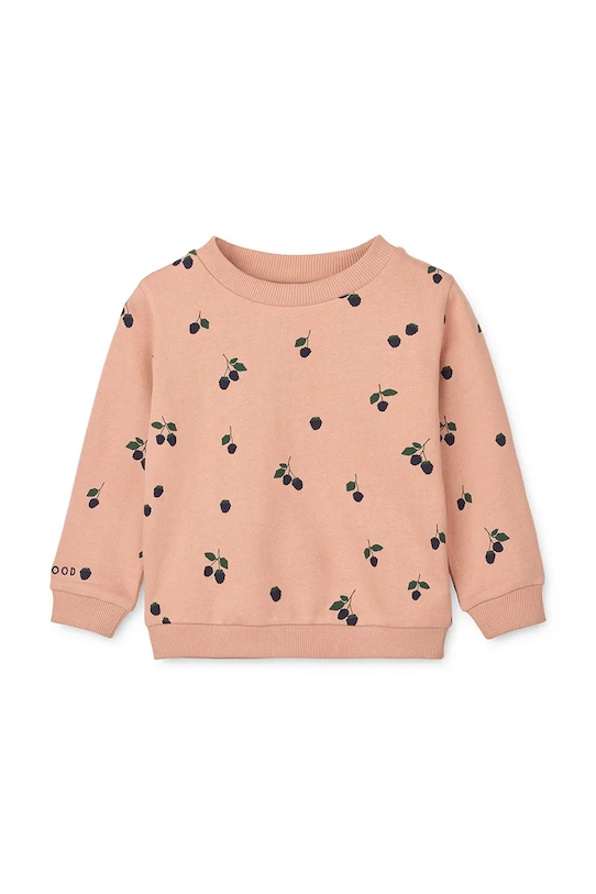 Детская хлопковая толстовка Thora Printed Sweatshirt Liewood, оранжевый — фото 2