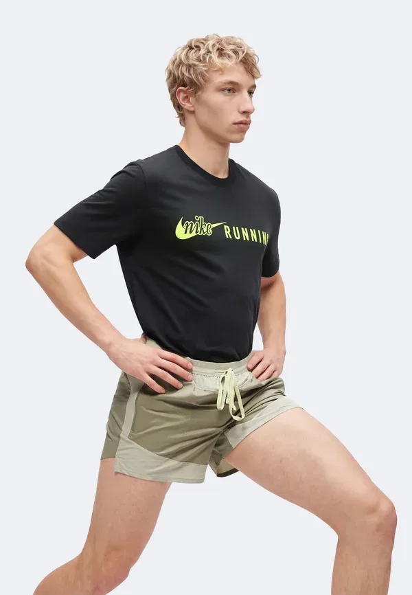 Шорты спортивные Nike Performance Stride, цвет светло-армейский/еловый туман/оливковая аура — фото 4
