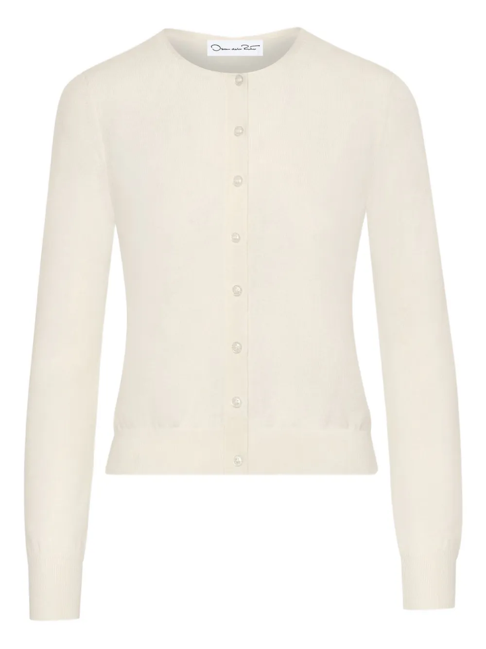 

Кардиган на пуговицах спереди Oscar de la Renta, белый