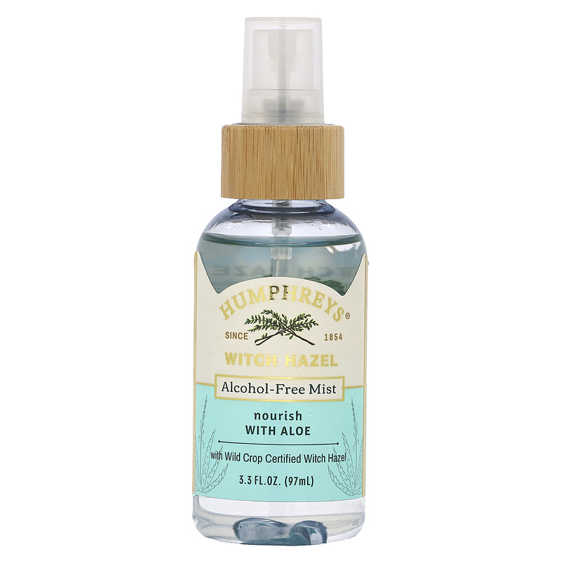 

Humphreys, Witch Hazel, спрей без спирта с алоэ, 97 мл (3,3 жидк. унц.)