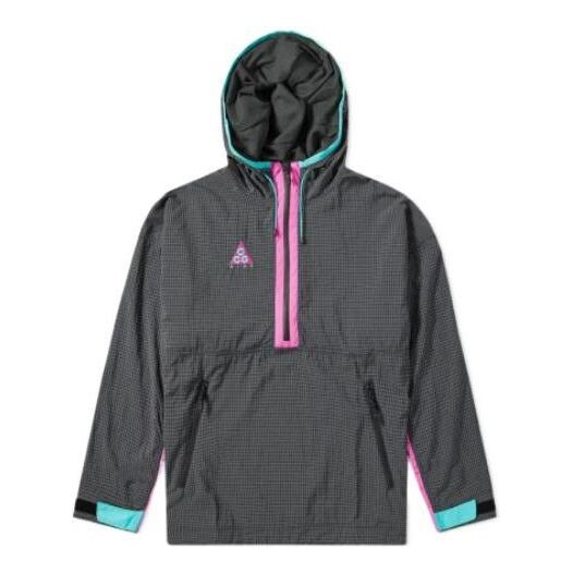 

Куртка acg woven hooded jacket 'anthracite magenta jade' Nike, мультиколор