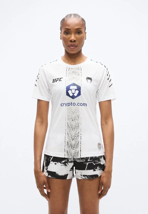 

Женская футболка с принтом ufc zenith fight night Venum, White, Белый, Женская футболка с принтом ufc zenith fight night Venum, White