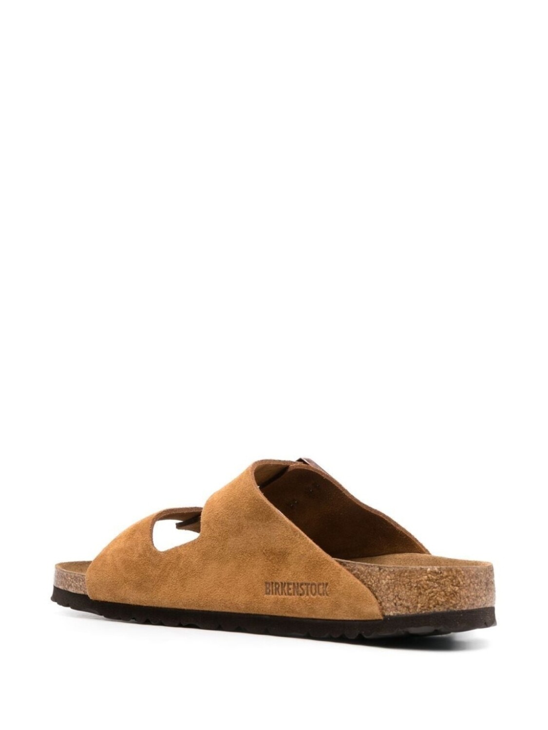 Сандалии Birkenstock Arizona Soft Footbed Suede Leather, коричневый — фото 3