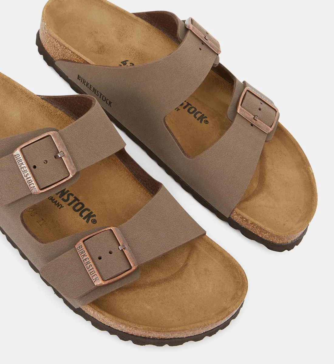 Сандалии Arizona Birko Flor BIRKENSTOCK, коричневый — фото 4