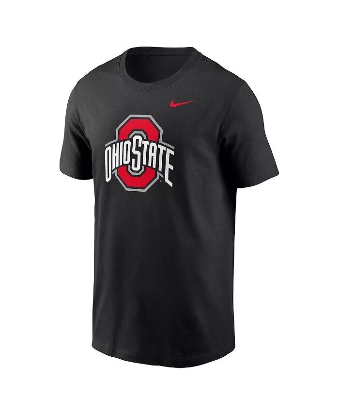 Мужская футболка с логотипом Ohio State Buckeyes Primetime Evergreen Nike, серый — фото 2