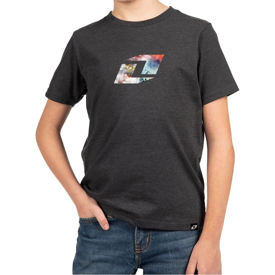 Молодежная футболка с граффити One Industries, Charcoal