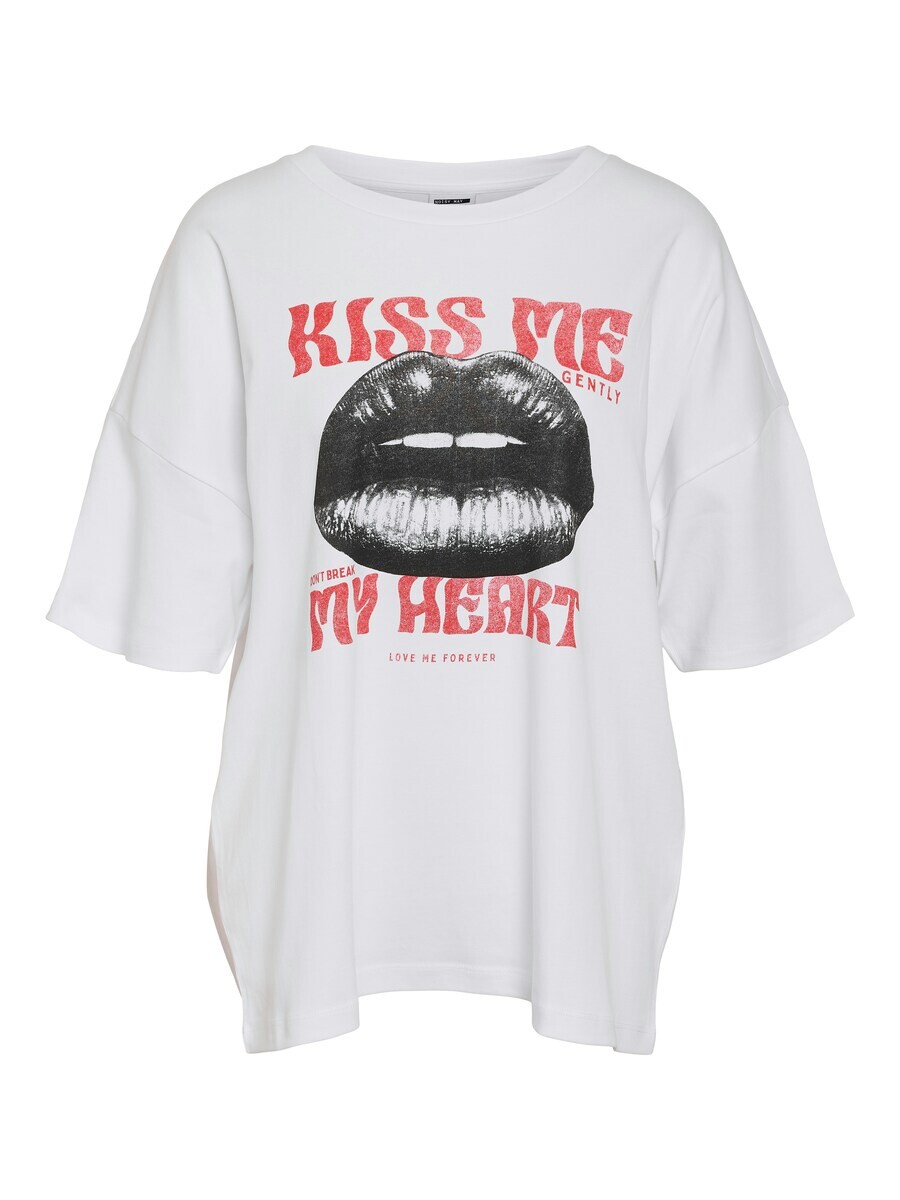

Футболка Noisy may Shirt NMIDA KIM LIPS, белый