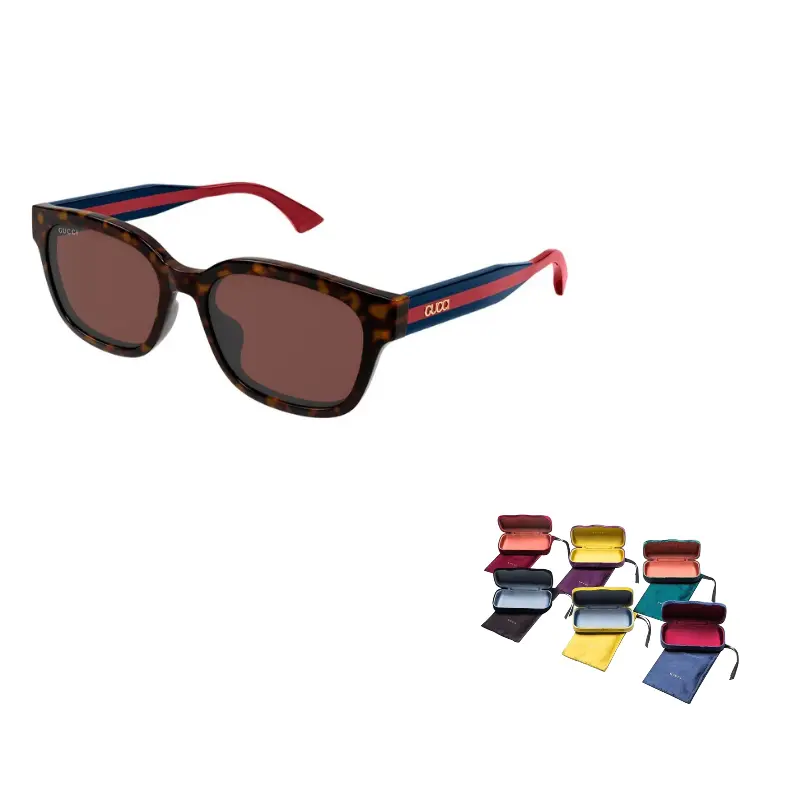 

GUCCI Солнцезащитные очки квадратной формы, Tortoiseshell