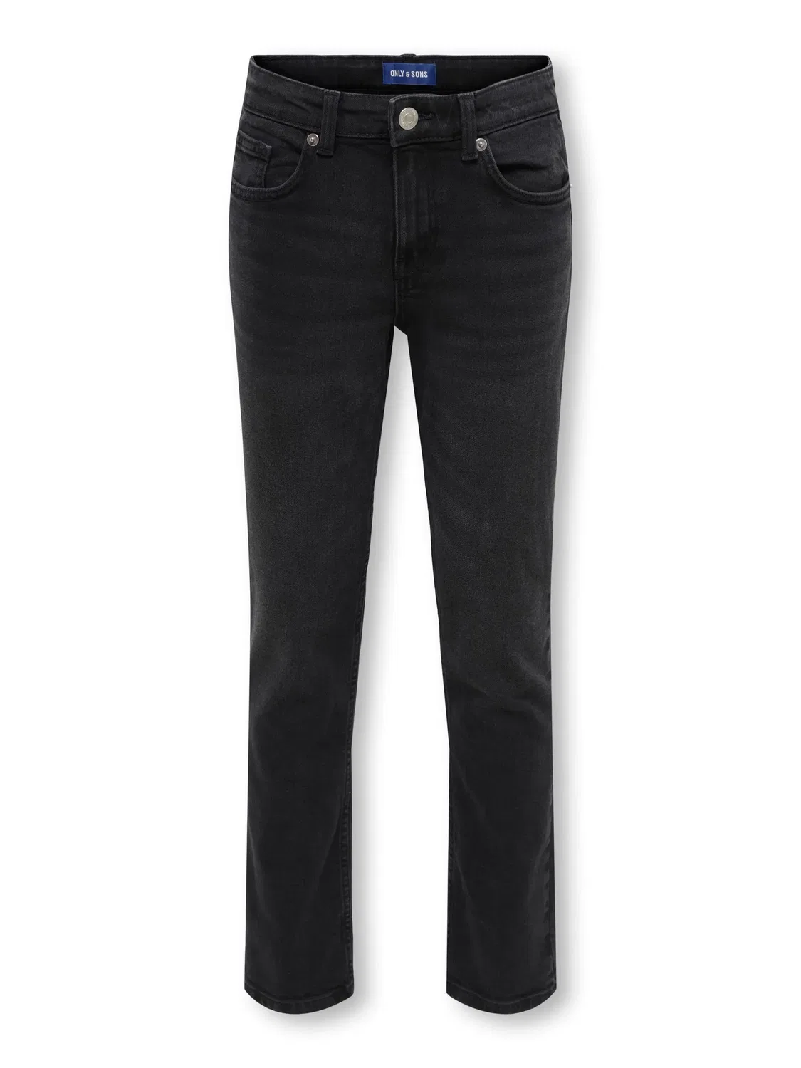 Джинсы slim fit, Washed Black, ONLY & SONS Junior