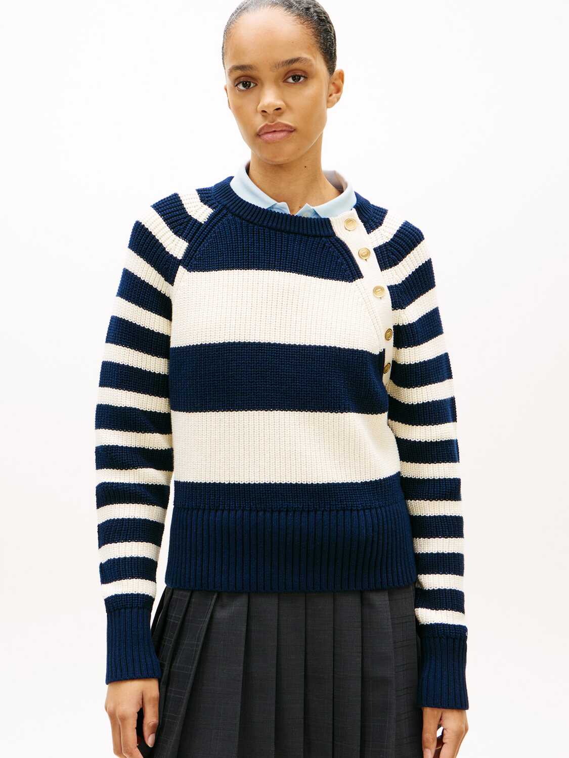TOMMY HILFIGER Свитер в цвете Navy — фото 3