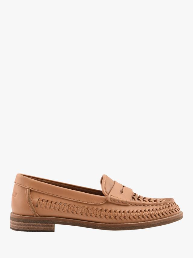 Плетеные кожаные лоферы Seaport Sperry