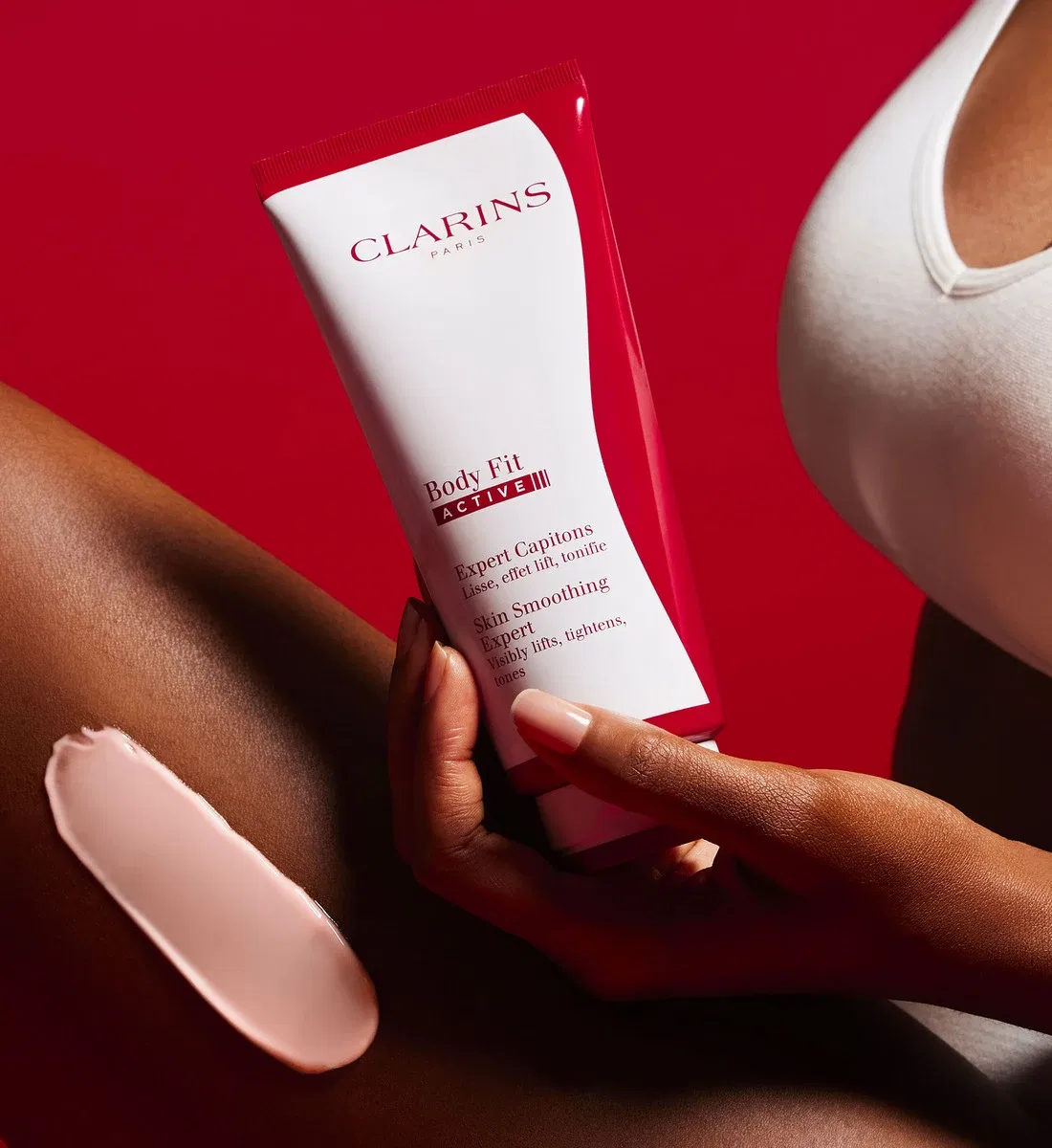 Body Fit Active - Экспертный уход для тела против целлюлита Clarins, красный — фото 2