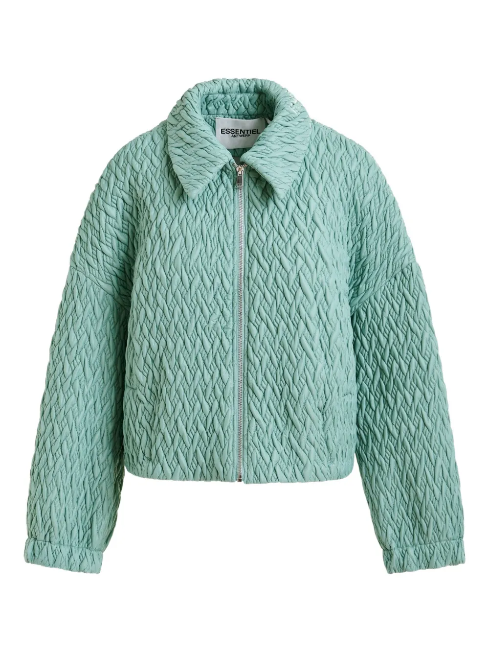

Куртка с тесьмой и застежкой-молнией спереди Essentiel Antwerp, зеленый