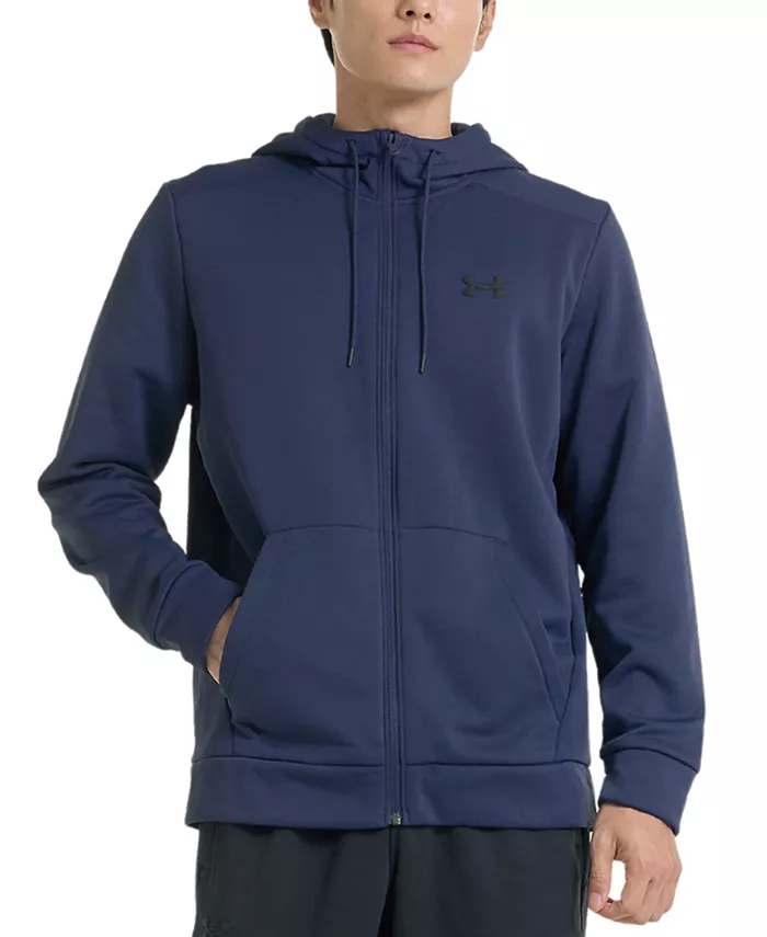 

Мужская толстовка с капюшоном Armour Fleece на молнии Under Armour, синий