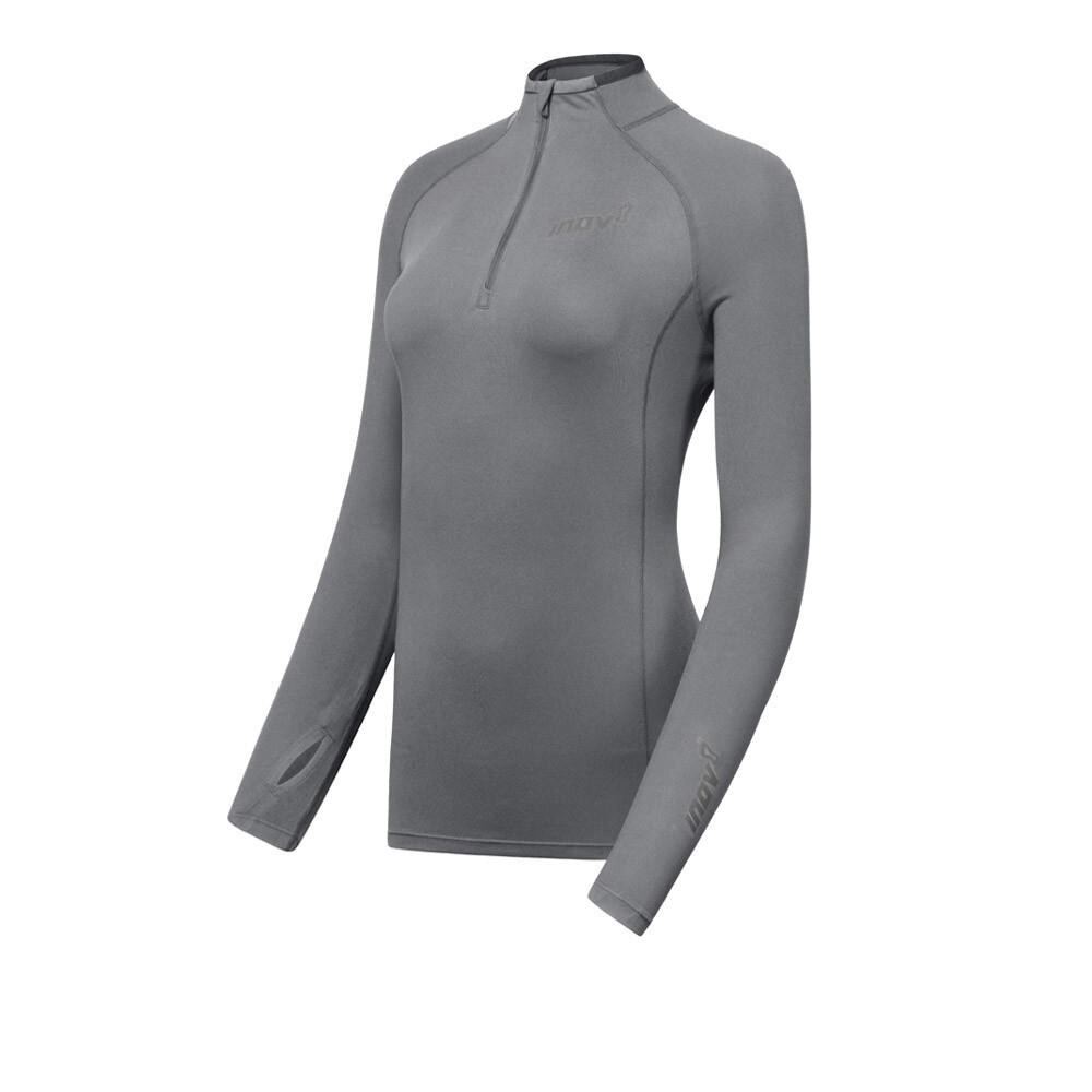 

Спортивный топ Inov8 Train Elite Mid Long Sleeve Half Zip Running, серый