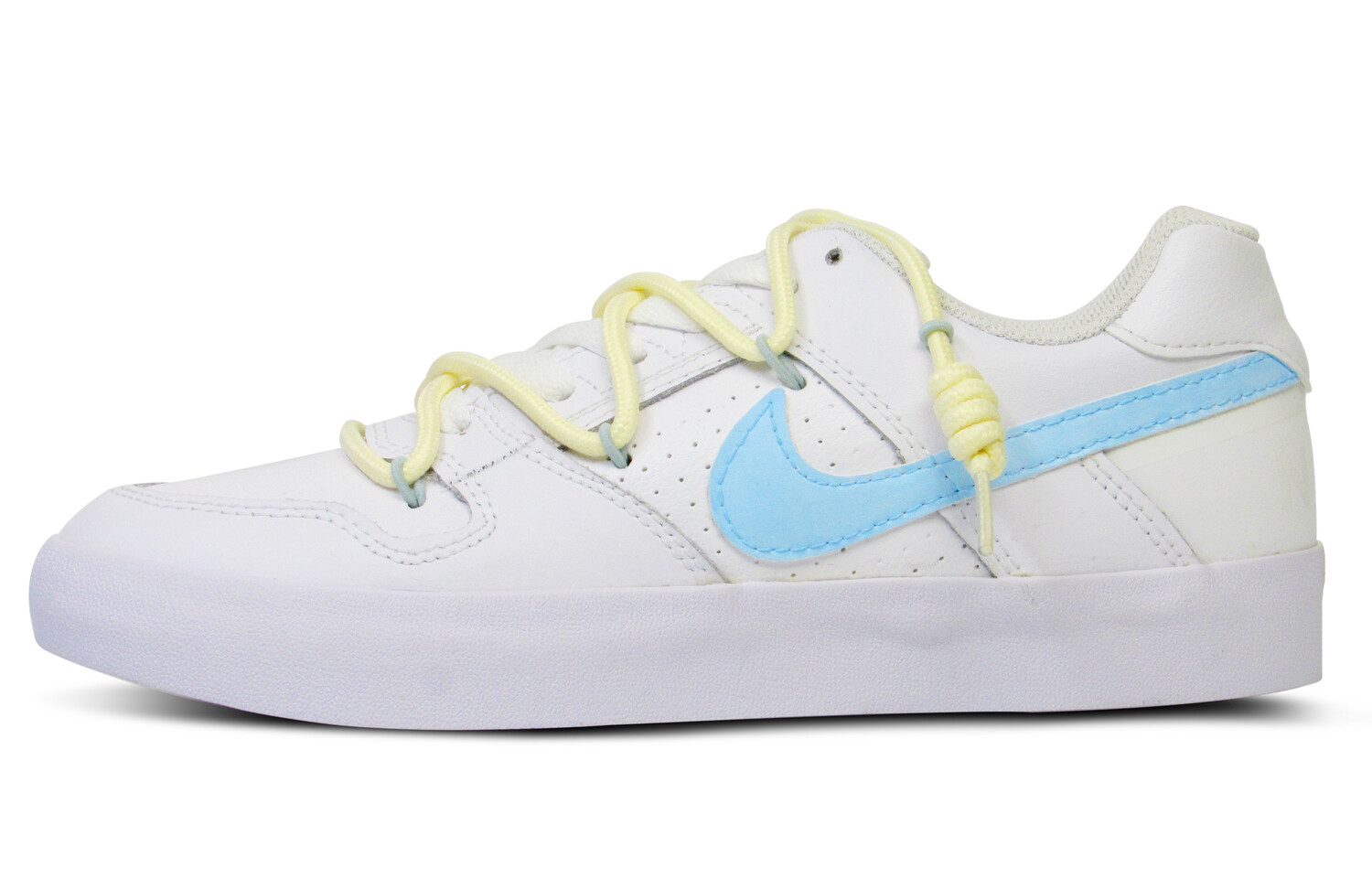 

Кроссовки Nike SB Delta Skateboard Shoes Unisex Low-Top White Yellow/Blue