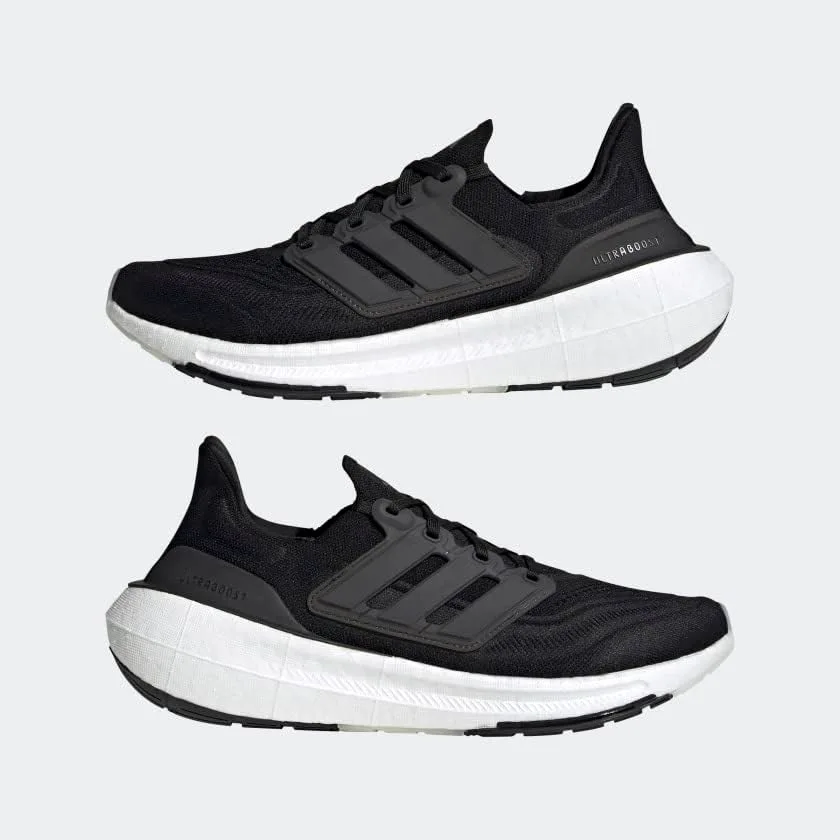 Мужские кроссовки для бега Adidas Ultraboost Light, черно-белый — фото 4