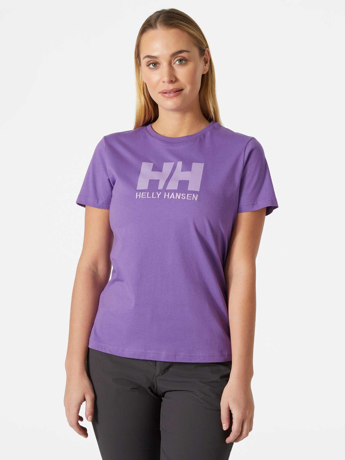 

Футболка Helly Hansen W HH LOGO T-SHIRT, фиолетовый