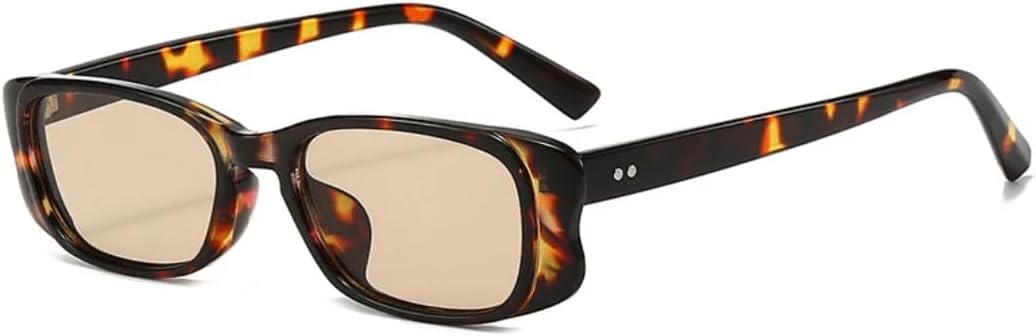 

Солнцезащитные очки с защитой UV400 | Маленькая оправа, металлические петли | Для женщин и мужчин, для занятий спортом на открытом воздухе и вождения DSVIGF, C4 Demi Tea