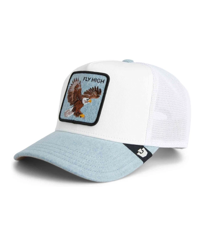 

Джинсовая кепка-тракер с высокой посадкой Goorin Bros, белый