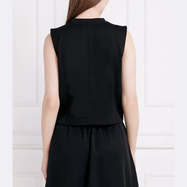 Миланский топ свободного кроя Calvin Klein, черный — фото 3