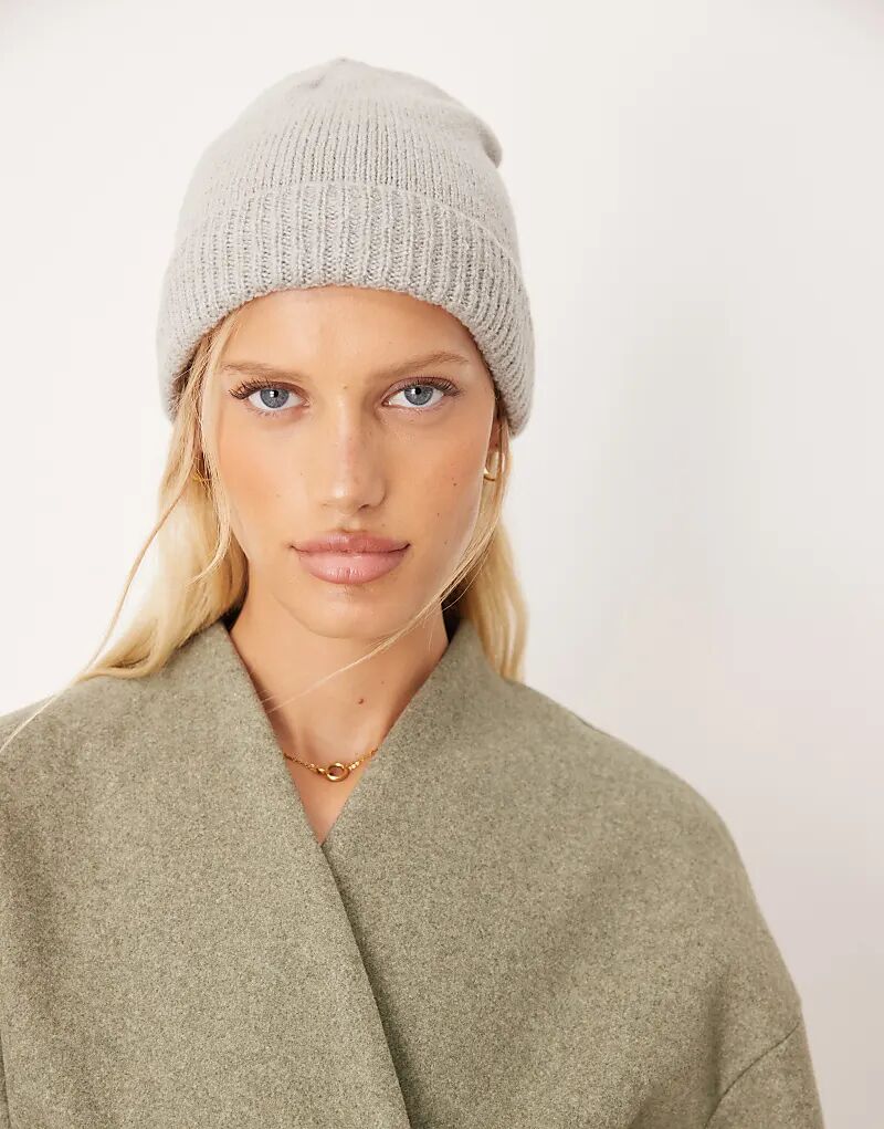 

Вязаная шапочка Accessorize Soho светло-серого цвета