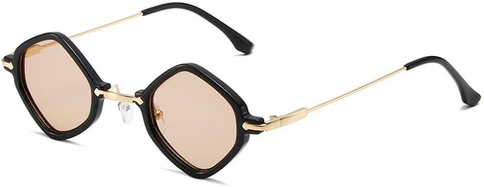 

Солнцезащитные очки неправильной формы для женщин, маленькая оправа, модные мужские солнцезащитные очки UV400, очки для вождения, женские очки для путешествий generic, Black-lightbrown