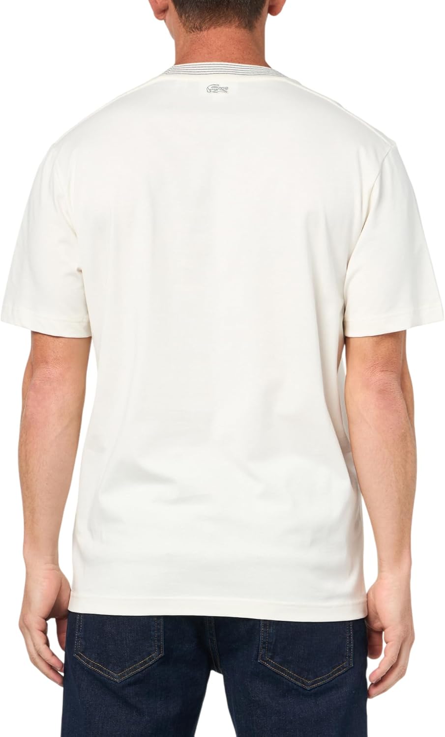 Футболка Lacoste Classic Fit, мужская, Off-White — фото 2