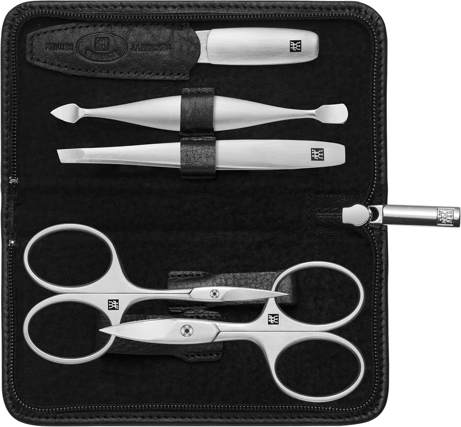 Маникюрный набор «Twinox» из 5 предметов в чехле из кожи яка от Zwilling Zwilling